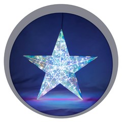 Estrela natalina 100led 32x32cm 8f            cx:006