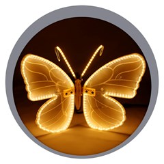 Luminaria borboleta led 41x25 c/movimento bivolt    cx:00006