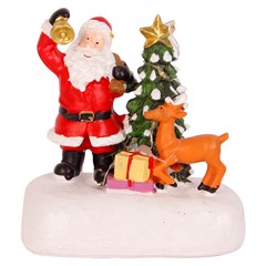 Enf resina c/luz  10x9x6cm                   cx:00036