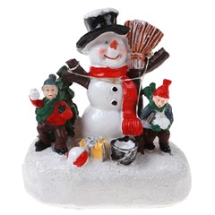 Enf resina c/luz  10x9x6cm                   cx:00036