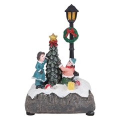 Enf resina c/luz 12x8x5cm                    cx:036