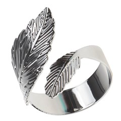 Anel para guardanapo floral 5x3cm          cx:0100