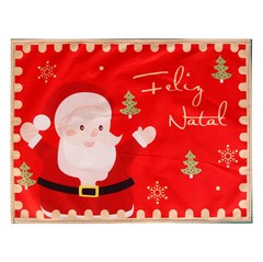 Descanso de prato feliz natal 33x44cm