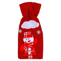 Porta garrafa noel 31x14cm          cx:0120