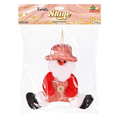 Fam shine boneco noel 15x13cm    cx:120