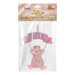 Boneco noel com placa feliz natal shine 1 cx:120