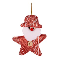 Boneco noel corpo estrela blinblin 9x13cm    cx:120