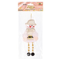 Fam shine boneco noel perna bolinha  8x23cm    cx:120