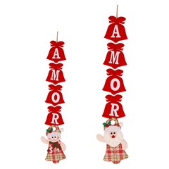 Enf cordao amor natalino 55x8cm              cx:072
