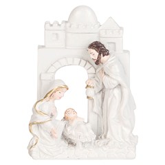 Enf presepio resina branca 2,5x6,5x9cm          cx:048