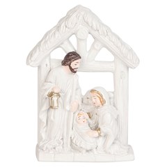Enf presepio resina branca 2,5x6,5x9cm          cx:048