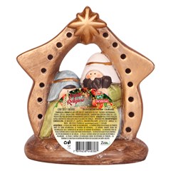 Enf resina religiosa led 13x10x6cm           cx:00036