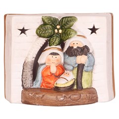 Enf resina religiosa led 9x11x6cm            cx:036