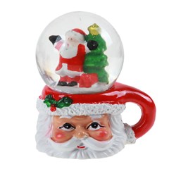 Enf globo de vidro resina 5x6,5cm          cx:048