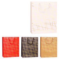 Sacola natal risco gold 26x32x10cm           cx:180