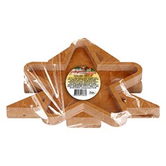 Petisqueira mdf c/2 arvore13x10 estrela 13x1 cx:050