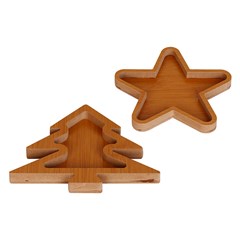Petisqueira mdf c/2 arvore13x10 estrela 13x1 cx:050