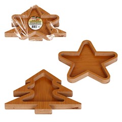 Petisqueira mdf c/2 arvore13x10 estrela 13x1 cx:050