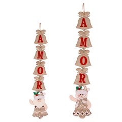 Fam royal enf cordao amor natalino 55x8cm