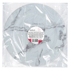 Sousplat plast marmorizado 33cm                  cx:024