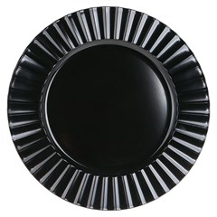Sousplat plast canelado 33cm               cx:024