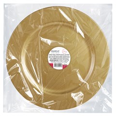 Sousplat plast liso 33cm               cx:024