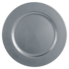 Sousplat plast liso 33cm               cx:024