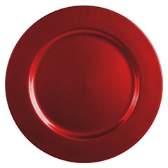 Sousplat plast liso 33cm               cx:024