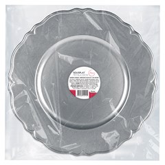 Sousplat plast petala 33cm                       cx:024