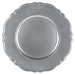 Sousplat plast petala 33cm                       cx:024