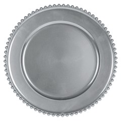 Sousplat bolinha 33cm                         cx:024