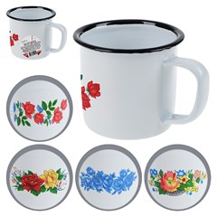Caneca esmaltada  350ml                      cx:072