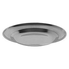 Prato inox 22cm                          cx:00100