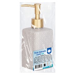 Porta sabonete 370ml gold    cx:024