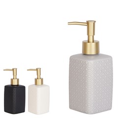 Porta sabonete 370ml gold    cx:024