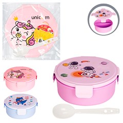 Lancheira plast inf 780ml c/colher              cx:024