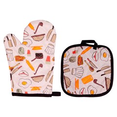 Kit cozinha 2pcs estampado           cx:144