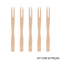 Garfo p/petiscos madeira 50pcs            cx:250