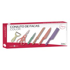Cj faca 6pcs color             cx:024