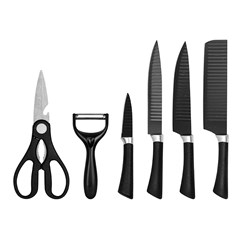 Cj faca 6pcs black     cx:024