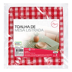 Toalha de mesa ret 137x180cm listrada          cx:144