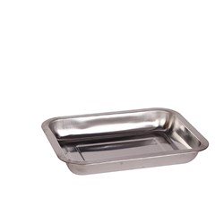 Travessa ret inox 27x20cm           cx:120