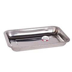 Travessa ret inox 21x31x3,5cm           cx:096