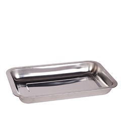Travessa ret inox 32x22cm            cx:096