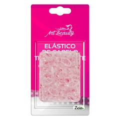 Elastico de cabelo liga 300pcs transp       cx:144