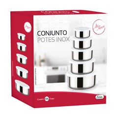Cj pote inox 5pcs             cx:024