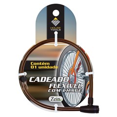 Cadeado flexivel c/chave 18mmx1m                   cx:024