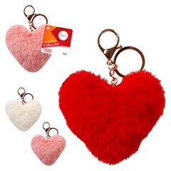 Chaveiro coracao 9cm      cx:240