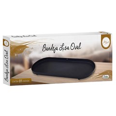 Bandeja lisa oval 30x10cm color          cx:018