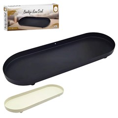 Bandeja lisa oval 30x10cm color          cx:018